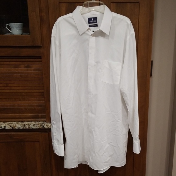 Men's white dress shirt long sleeve - Picture 1 of 3